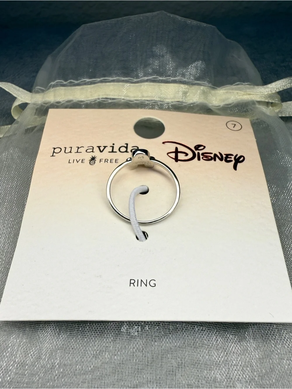 Pura Vida Disney Delicate Minnie Mouse Ring, Size 7